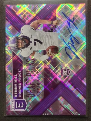 2018 PANINI ELITE DRAFT PICKS 265 KENNY HILL ASPIRATIONS AUTOGRAPH PURPLE SP - Image 1 of 2