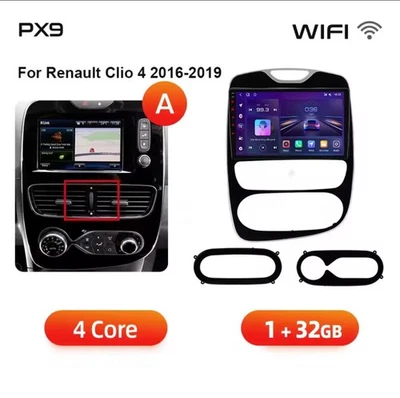 Autoradio Für Renault Clio 4 2016-2019 1G+32GB. Wifi-bluetooth-4Core-Android 14 - Bild 1 von 4