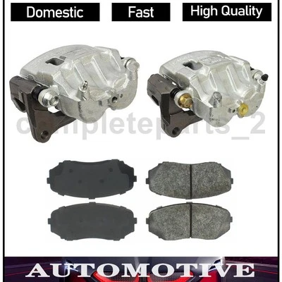 前刹车片套装制动卡钳适用于福特 Edge 2.0L 3.5L 3.7L — 第 1/4 张图片