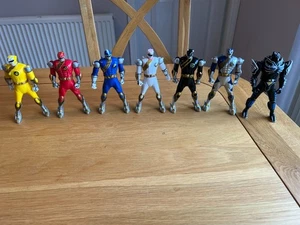 Power Rangers großes Konvolut 7x DX Wild Force Actionfiguren komplettes Team - Bild 1 von 8