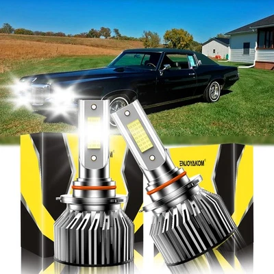 Kit de faros LED combo bombilla de haz bajo 10000lm para Pontiac Grand Prix 1988-2008 Foto 1 de 4