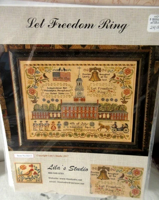 Anillo Let Freedom Lila's Studio patrón de punto de cruz contado Foto 1 de 2