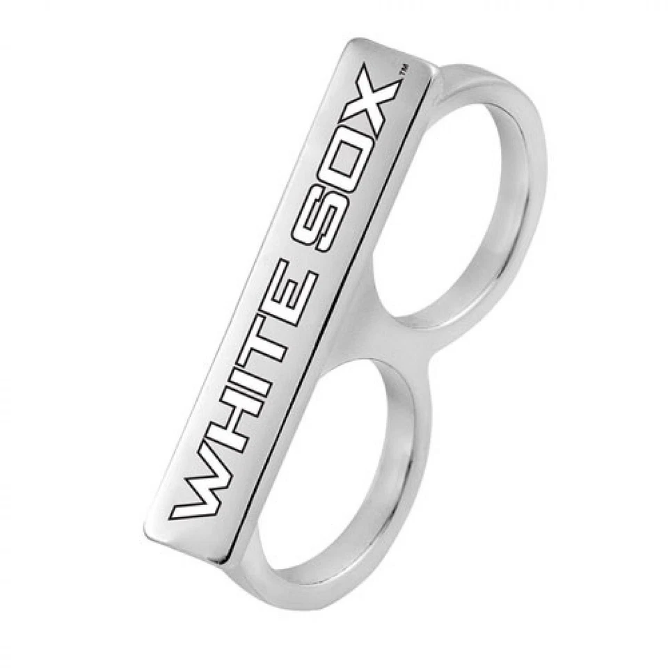 Game Time 101699 MLB Chicago White Sox Knuckle Ring - Image 1 of 1