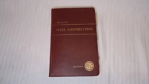 Vintage Manual of STEEL CONSTRUCTION 6th Edition Book AISC 1964 - Picture 1 of 3