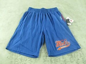 Vintage New York Mets Starter Shorts Boys M Medium Nylon Blue Pockets NWT - Picture 1 of 12