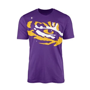 Dyme Lyfe Mens LSU Short Sleeve Big Logo T-Shirt - Picture 1 of 7