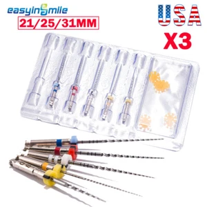 Dental Endo Rotary Files X3 Endodontic Curve Root Canal File 25/31MM No Break - Picture 1 of 21