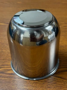 1- 15" 16" 6 Lug Trailer Wheel Stainless Steel Trailer Center Cap Single 4.25" O - Picture 1 of 7
