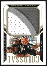 2018-19 National Treasures Colossal Materials Prime #4 Andrew Wiggins /25