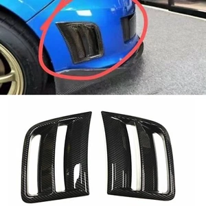 Ventilaciones de aire laterales para Subaru WRX STi 2008-2014 aspecto de fibra de carbono 2 piezas - Imagen 1 de 11