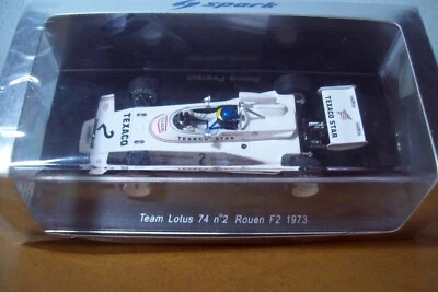 1/43 SPARK S1776 TEAM LOTUS 74 ROUEN F2 1973 #2 RONNIE PETERSON - Image 1 of 4