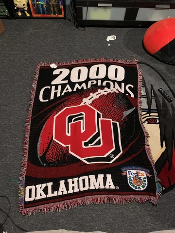 Oklahoma sooners championship tapestry Cover