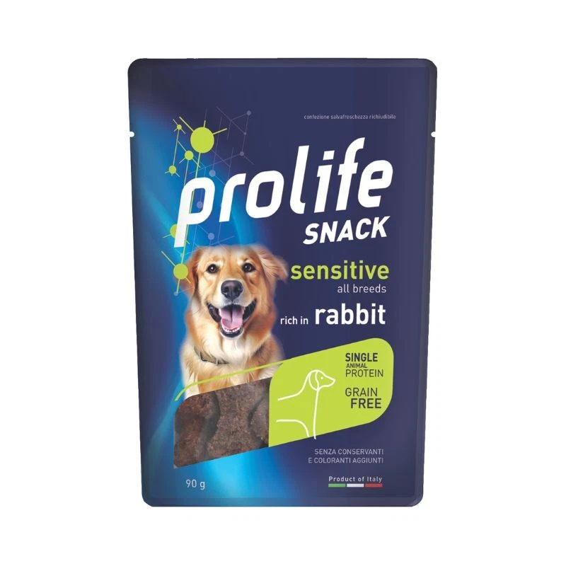 Prolife dog snack grain free sensitive coniglio all breeds 90g - Immagine 1 di 1