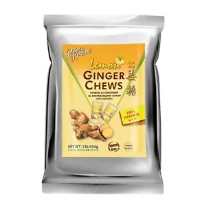 Prince of Peace Ginger Chews Original, 1 lb. Candied Ginger, Natural Ginger Chew - Imagen 1 de 8