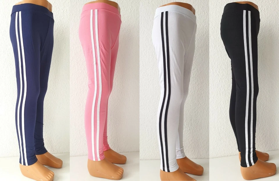 PESAIL Kinder Mädchen Leggings Gr.104-140 Sport Hose Leggins Strumpfhose 95% Cotton