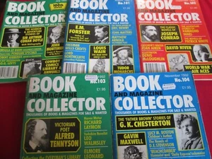 BOOK AND MAGAZINE COLLECTOR MAGAZINES X5 #100 - #104 JULY 1992 - NOVEMEBR 1992 - Picture 1 of 1