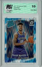 Frank Mason III 2017 Donruss Optic Flash Holo SP #167 Rookie Card PGI 10