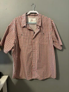 Camisa deportiva para hombre World Wide manga corta gris y naranja - Imagen 1 de 4