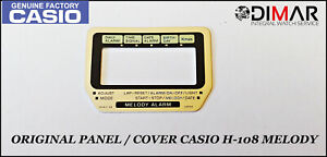 Vintage Casio Original Panel / Cover For Casio H-108 Melody
