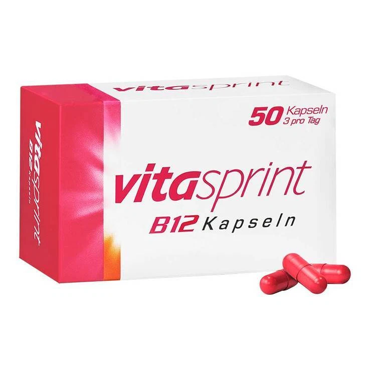 vitasprint B12 Kapseln · 50 St · PZN 04909546