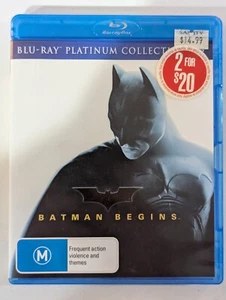 Batman Begins (Platinum Collection) (Blu-ray, 2010) Free Postage Australia Wide! - Picture 1 of 3