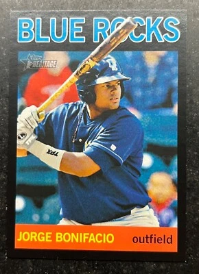 2013 Topps Heritage Minors Black Jorge Bonifacio #177 5/96 - Image 1 of 2