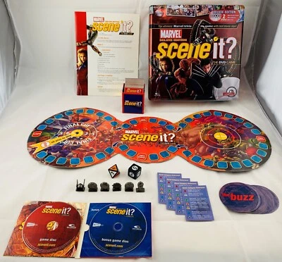 2006 Marvel Deluxe Scene It Game by Screenlife Complete Great Cond FREE SHIP - Image 1 of 4