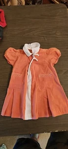 Vintage Girls Orange Dress Toddle Time by J.C. Penneys - Picture 1 of 1