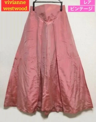 90 年代 Vivienne Westwood 红色标签长裙女式 40 码日本二手 FS — 第 1/4 张图片