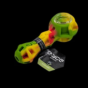 4" Eyce Silicon Tobacco Spoon Hand Pipe - Picture 1 of 5