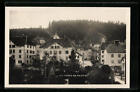 Ansichtskarte Les Ponts de Martel, Ortspartie mit Kirchturmspitze 1928 