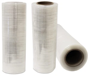 18" x 1500FT Pre-Stretched Pallet Wrap Film Hand Wrap 33 Gauge - 8 Rolls - Picture 1 of 5