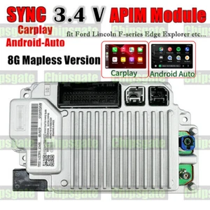 SYNC3 APIM VIN Programado Última Sincronización 3.4 Carplay Android-Auto Fit Ford Lincoln - Imagen 1 de 7
