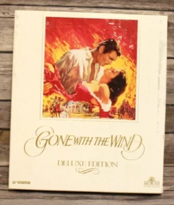 GONE WITH THE WIND VHS DELUXE EDITION BOX SET EXCELLENT CONDITION VINTAGE - Picture 1 of 6