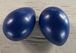 NEW DELUXE PAIR OF BLUE RYTHM PERCUSSION EGG SHAKERS!!! - Picture 1 of 1