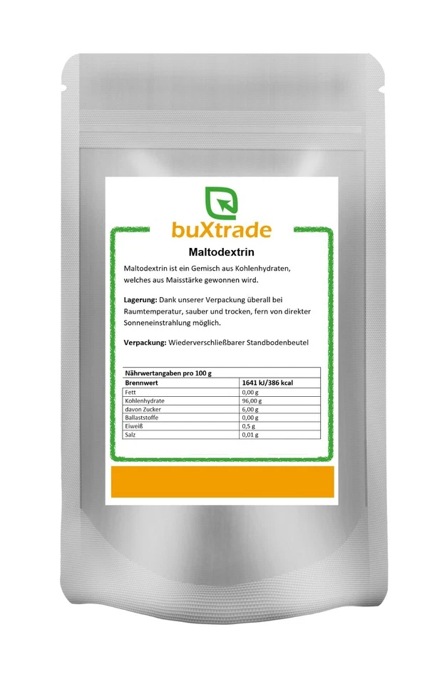 Maltodextrin | Malto Dextrin | Zucker | Kohlenhydrate | rein |  - Bild 1 von 1
