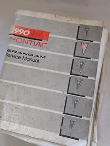 1990 Pontiac Grand Am Genuine OEM Service Repair Shop Manual - Picture 1 of 2