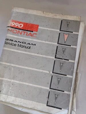 1990 Pontiac Grand Am Genuine OEM Service Repair Shop Manual - Image 1 of 2