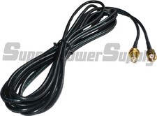 10' RP-SMA Female to RP-SMA Male WiFi Antenna Cable Extension Buffalo WHR-HP-G54