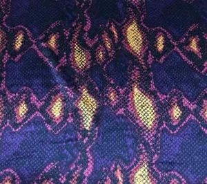 Rainbow Snakeskin - Silk Charmeuse Fabric - Picture 1 of 2