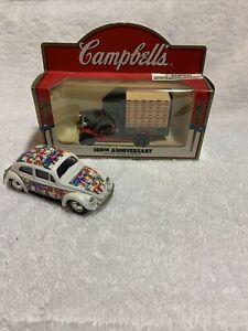 Lledo Campbell Soup Andy Warhol Volkswagen & 100th Anniversary Delivery Truck.