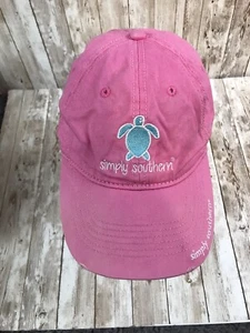 Simply Southern Pink strap back turtle hat adjustable OSFM - Picture 1 of 5
