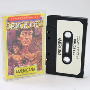 Commodore 64 C64 Spiel Bruce Lee Americana Software Datasette Cassette - Bild 1 von 2