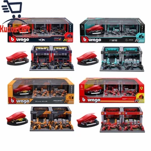 1:43 Formula 1 Deluxe Paddock Set Kids Toy Collectable Racing Car Road Track New - Picture 1 of 2