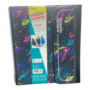 Vintage Style Trapper Keeper Binder Paint Splatter - Trapper Keeper - Picture 1 of 5