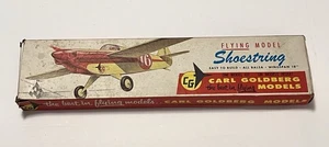 Vintage Carl Goldberg Shoestring Airplane Partial Kit Rubber Band Parts - Picture 1 of 7