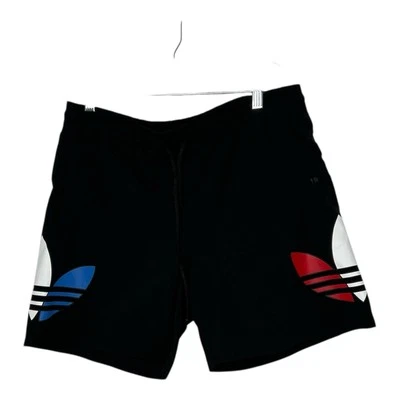 Pantalones Cortos de Natación Adidas Para Hombre S Negro Trifolio Rojo Azul Logo Calzoncillos Atléticos LEER Foto 1 de 4