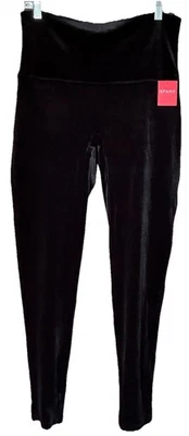 NWT SPANX Women’s Black Velvet High Rise Slimming Leggings Size 1X - Image 1 of 4