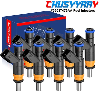 Inyectores de combustible 8X # 5037479AC - Actualización para Dodge Charger 2013-2018 5,7 L HEMI Foto 1 de 4