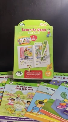 LeapFrog Tag Book Set 8 book set - Learn To Read: Consonant Sounds- READ DESC. - Image 1 of 4